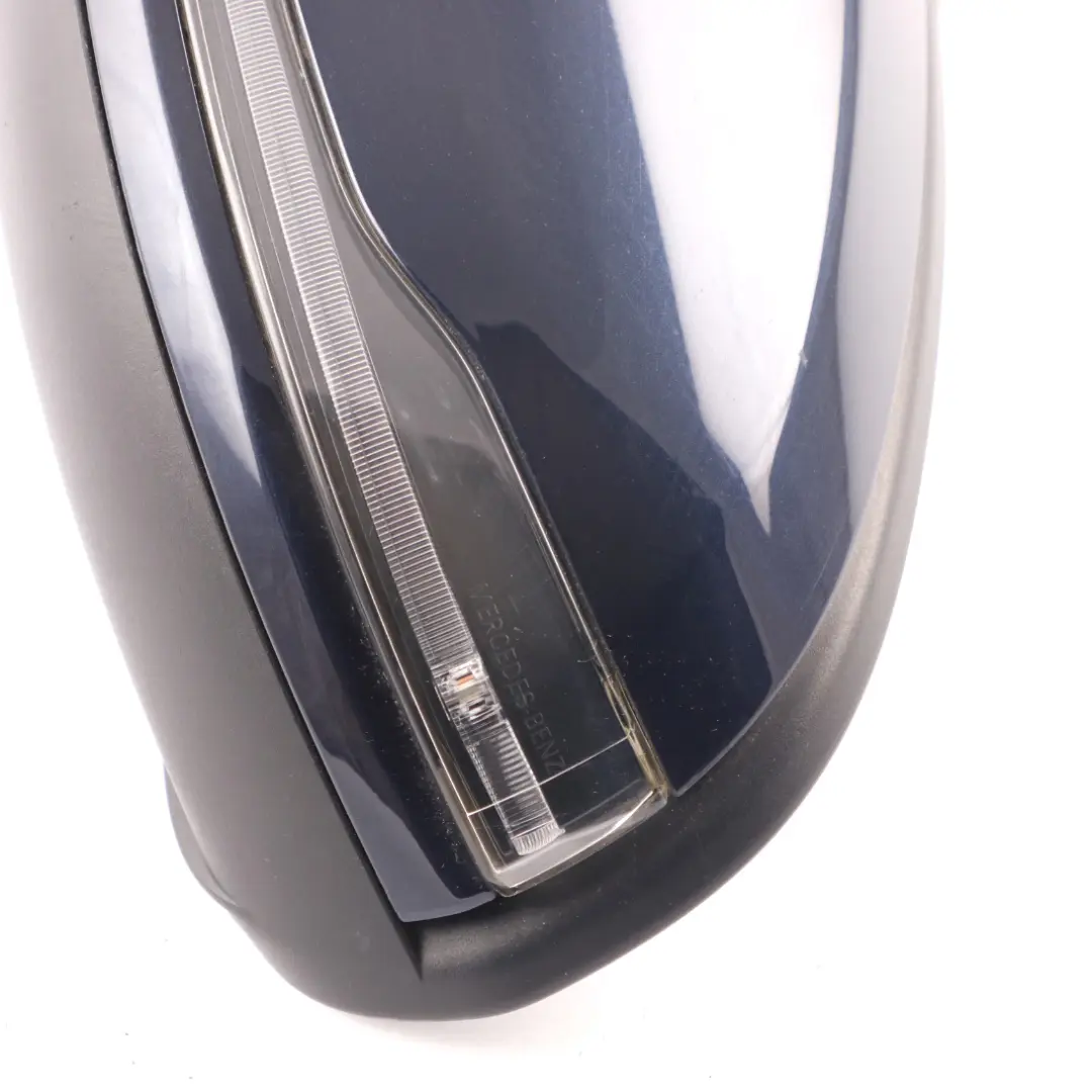 Mercedes W205 Wing Mirror Door Left N/S Outside Cavansite Blue Metallic - 890