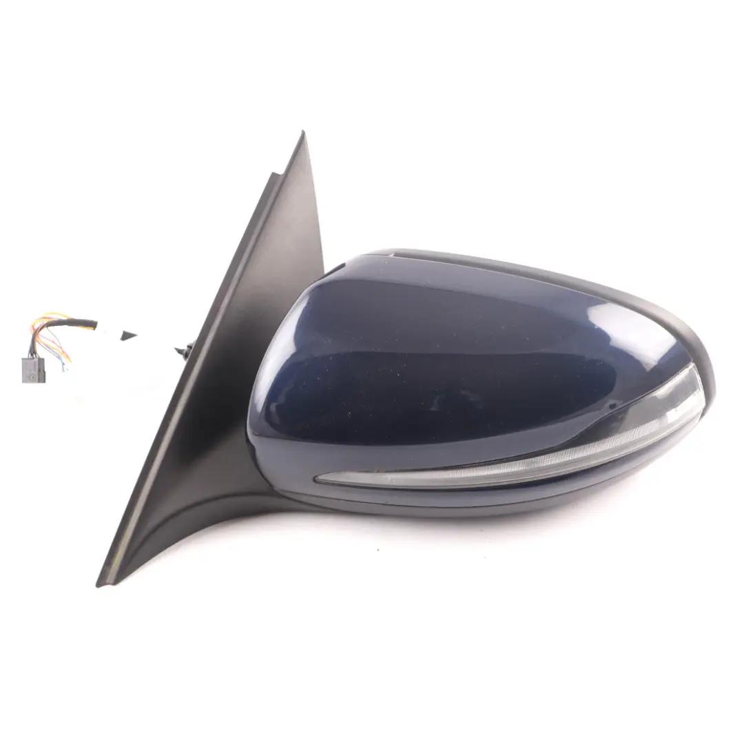 Mercedes W205 Wing Mirror Door Left N/S Outside Cavansite Blue Metallic - 890