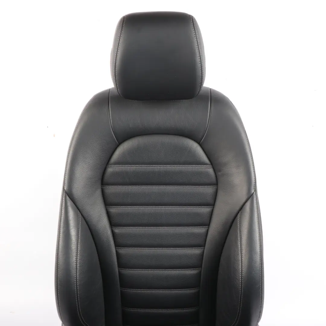 Front Seat Mercedes W205 S205 AMG Line Heated Left N/S Leather Black Memory