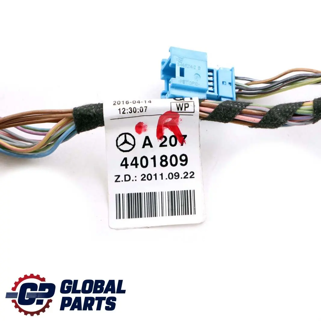 Mercedes-Benz E-Class A207 Left Door Wiring Cable Harness A2074401809