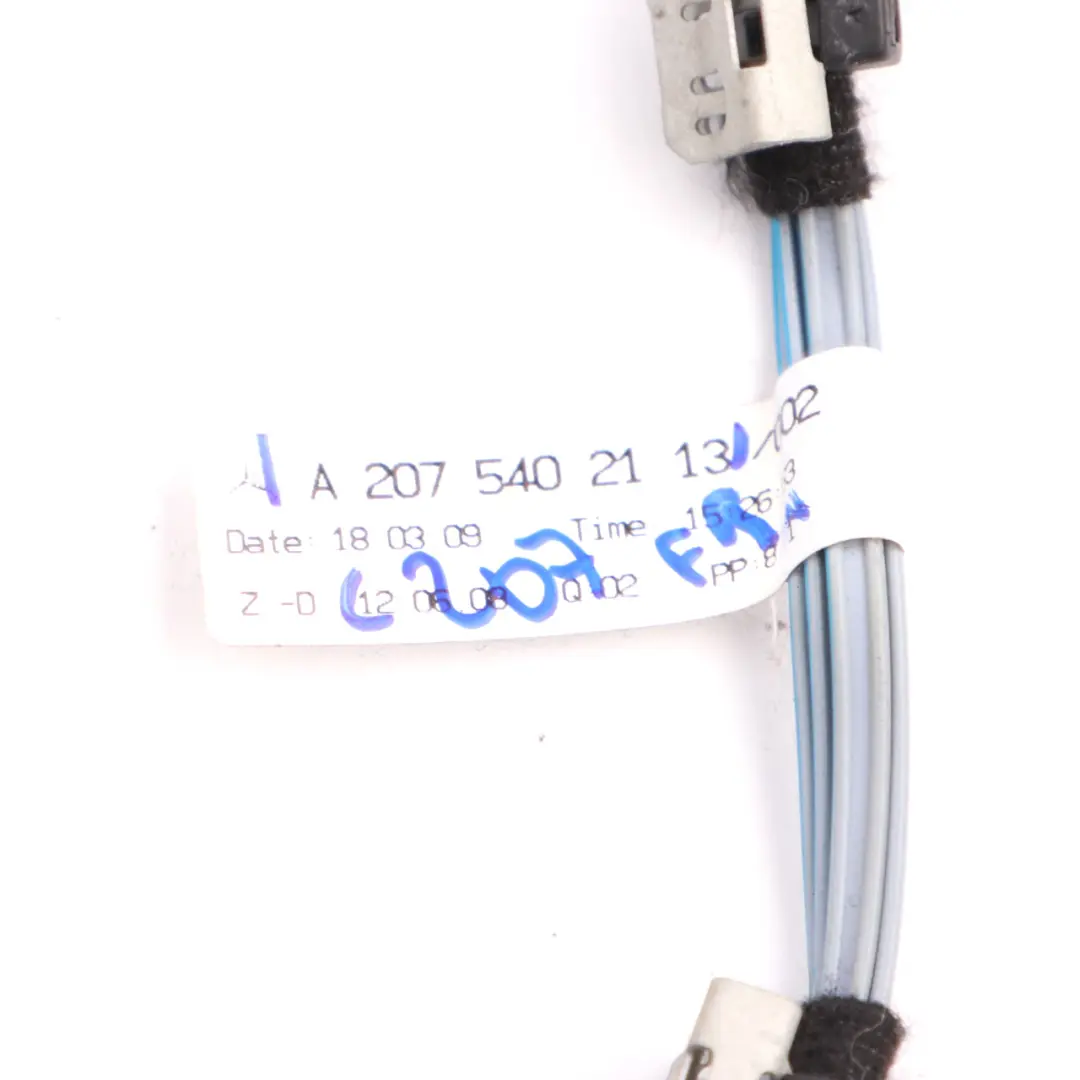 Mercedes C207 Door Cable Wiring Harness Loom Front Right O/S A2075402113