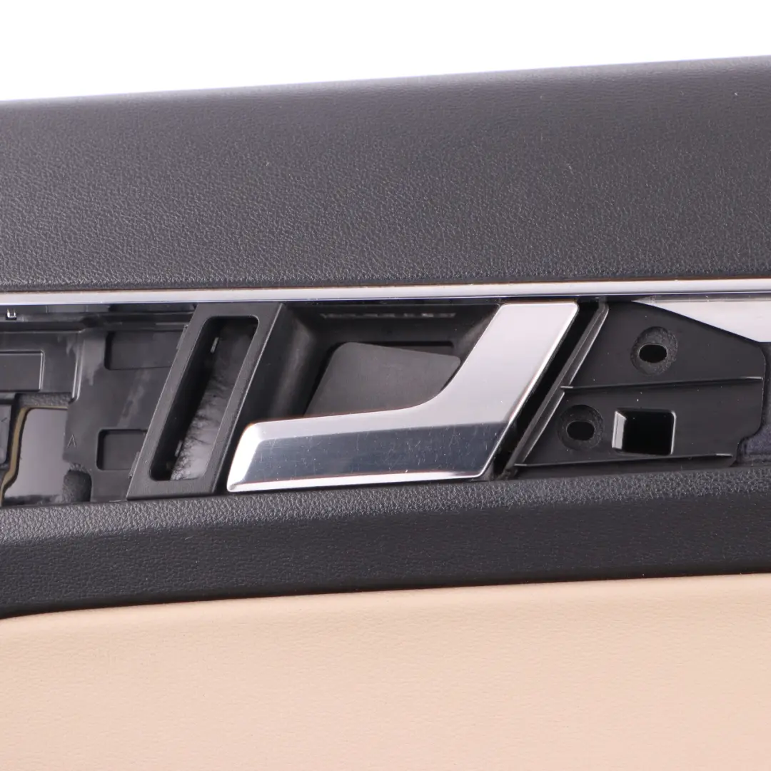 Door Card Mercedes A207 Cabrio Front Right O/S Door Trim Panel Beige Leather