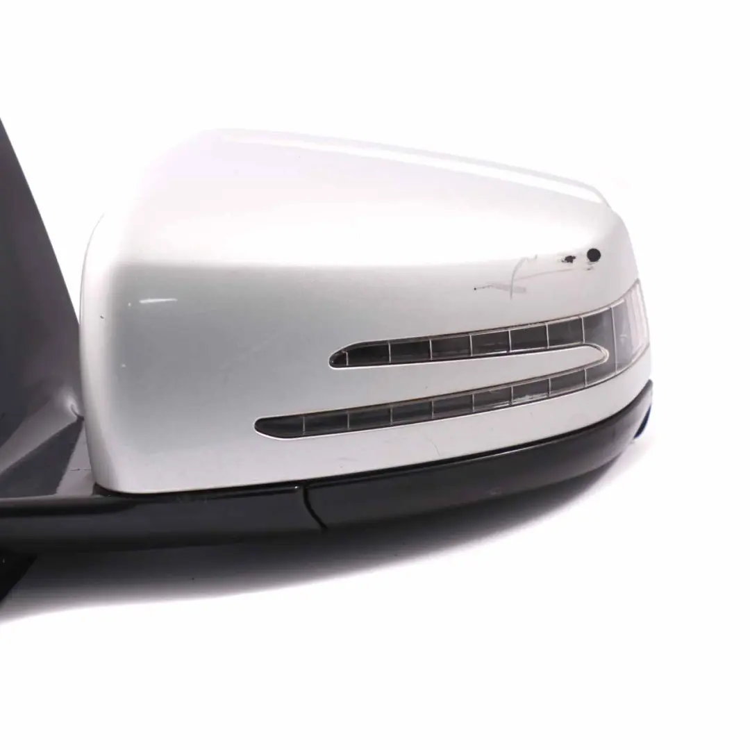 Mercedes W207 Wing Mirror Door Left N/S High Gloss Iridium Silver Metallic 775