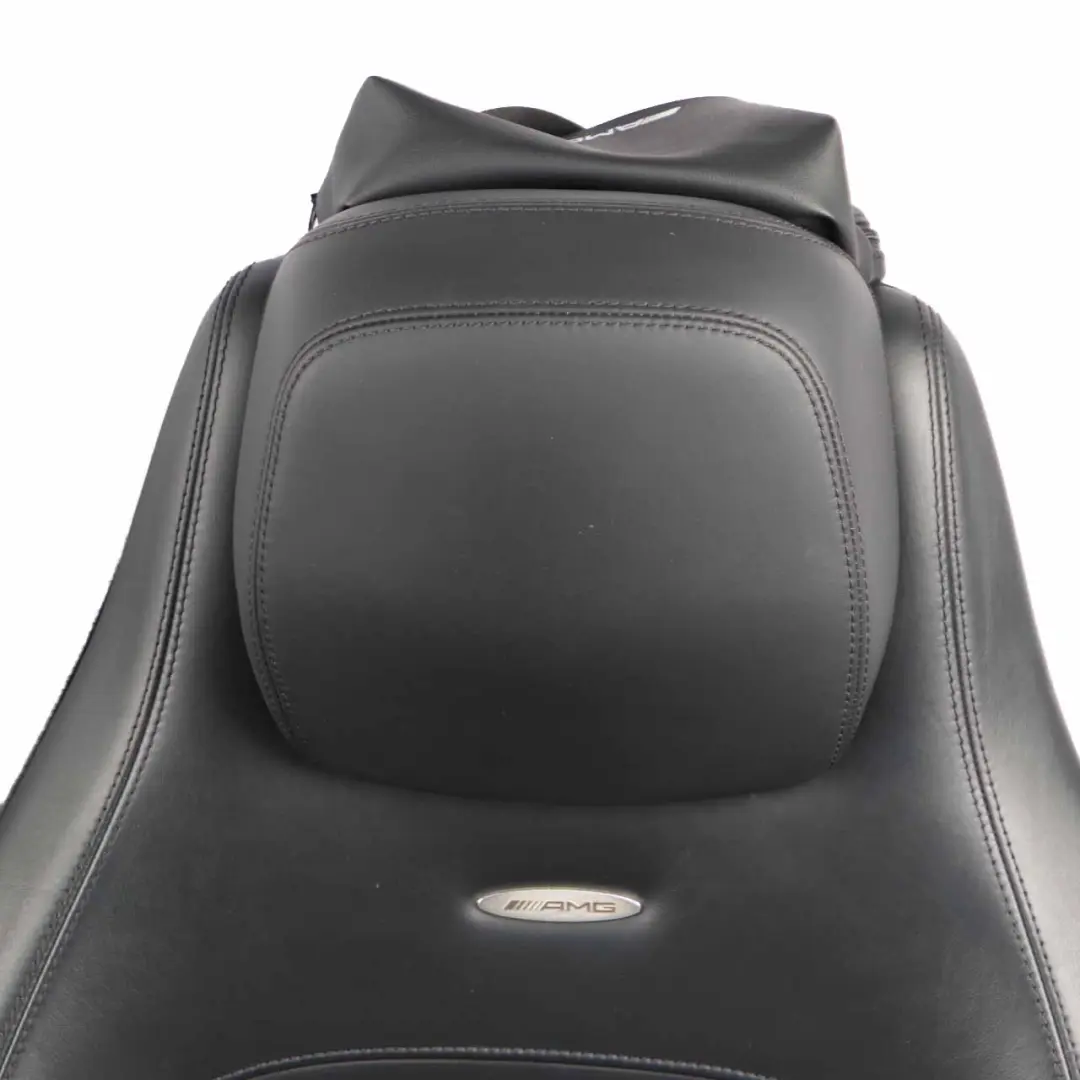 AMG Seats Mercedes C204 C63 Heated Leather Black / Anthracite Sport Seat Memory