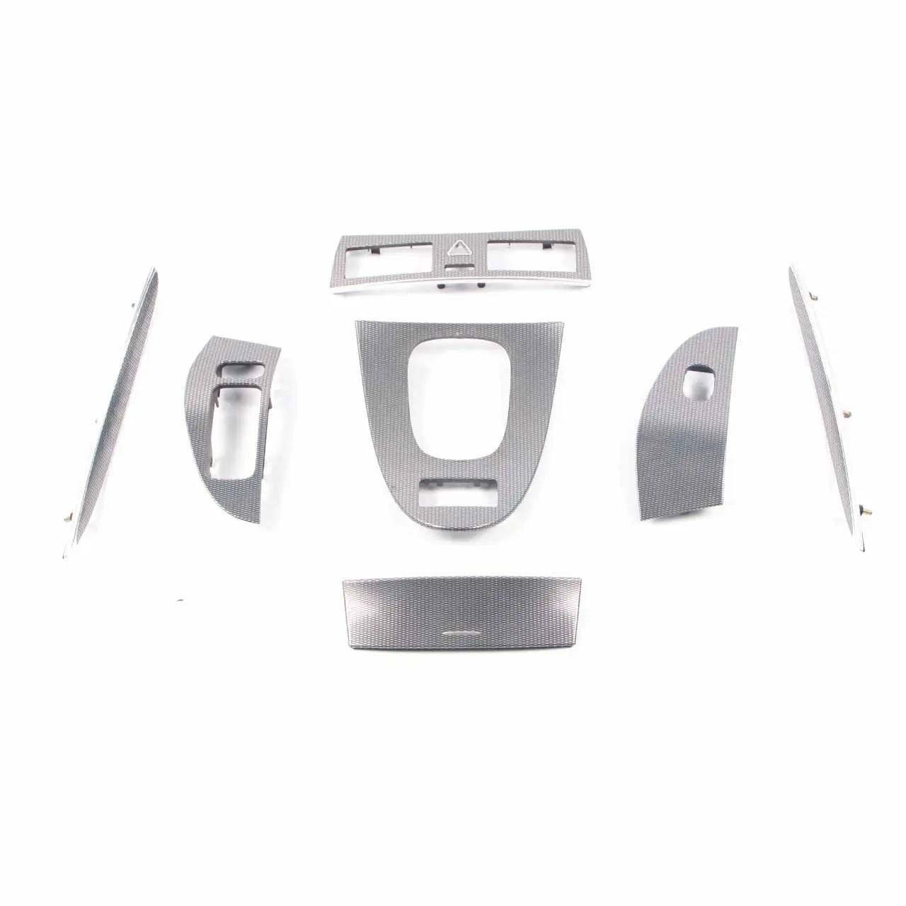 Mercedes CLK W209 Dashboard Strip Centre Trims Dash Cover Panel Set Aluminium