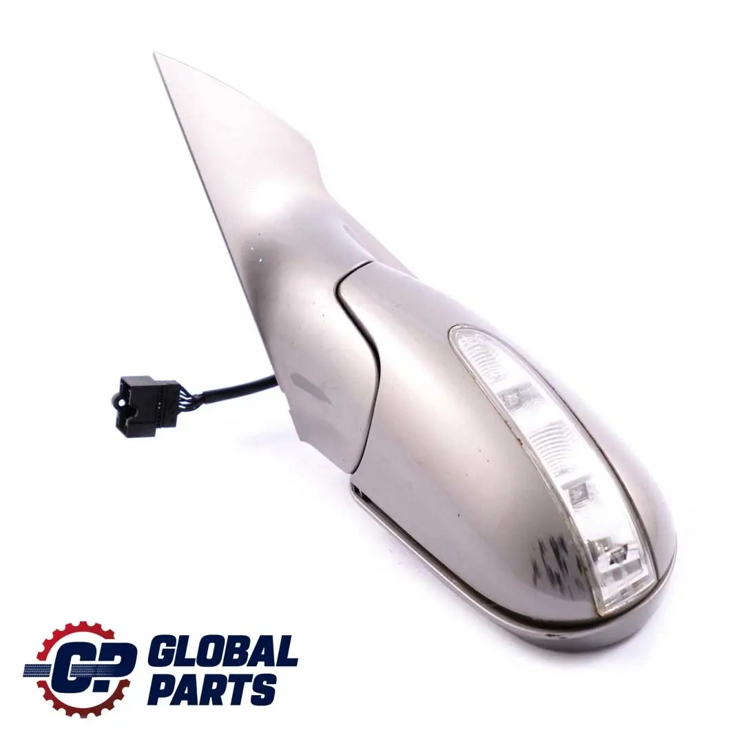 Mercedes CLK-Class C209 Left N/S Power Fold Wing Mirror Cubanite Silver 723