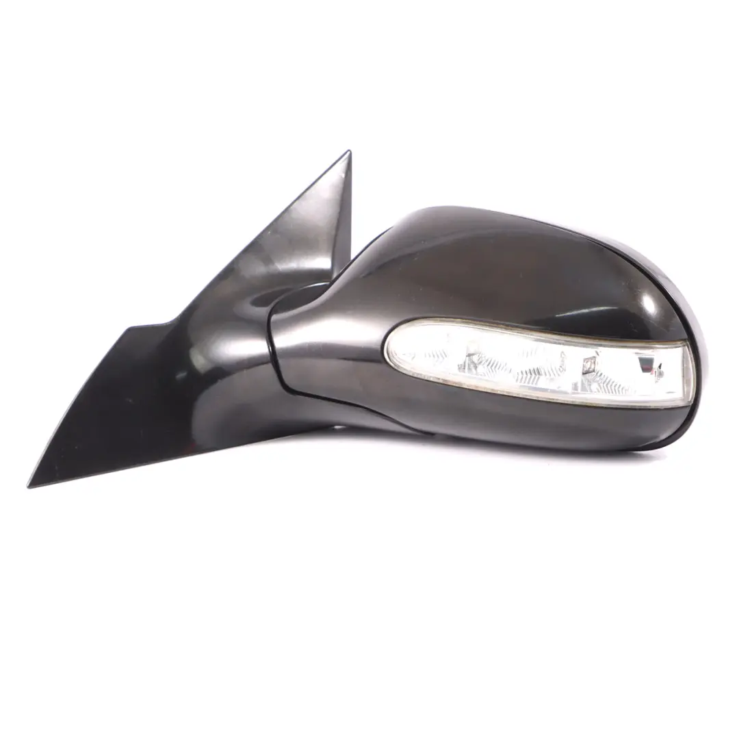 Mercedes CLK C209 Wing Mirror Power Fold Door Left N/S Obsidian Black - 197