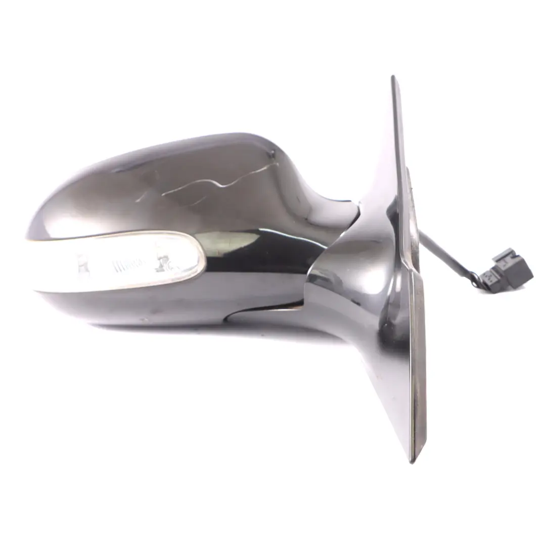 Mercedes CLK C209 Wing Mirror Power Fold Door Right O/S Obsidian Black - 197