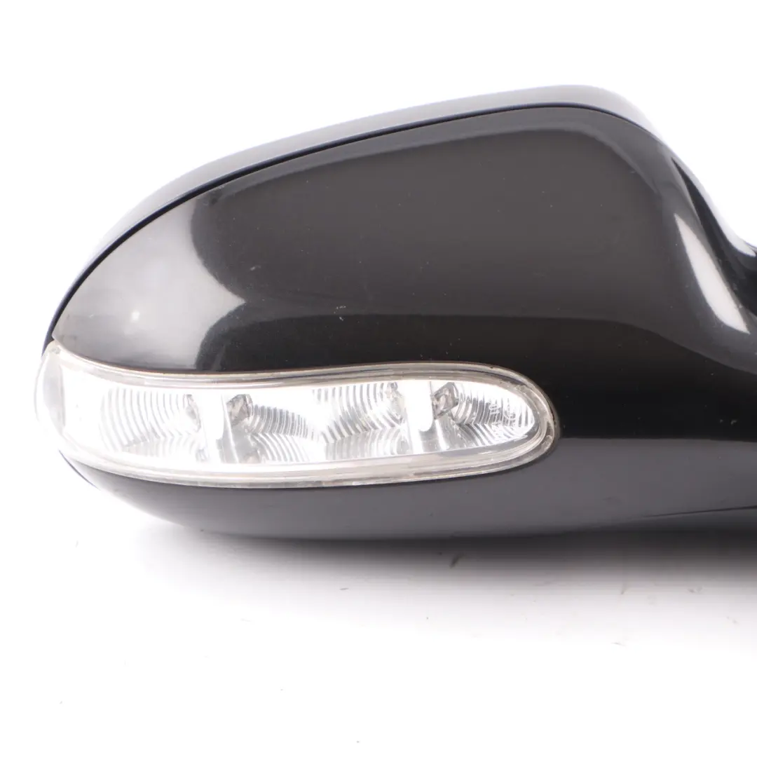 Mercedes CLK C209 Wing Mirror Right Door O/S Obsidian Black Metallic - 197