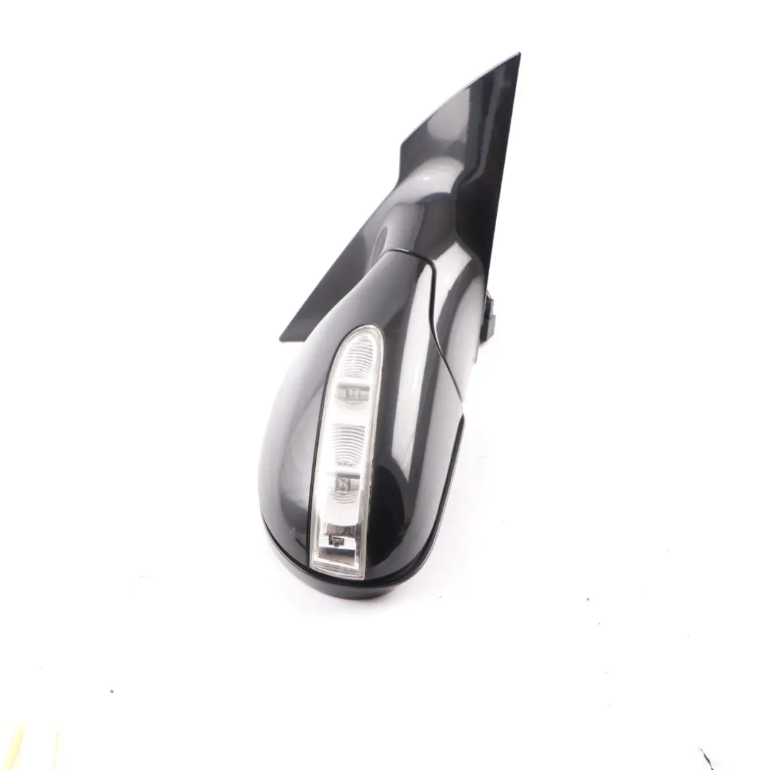 Mercedes CLK C209 Wing Mirror Right Door O/S Obsidian Black Metallic - 197