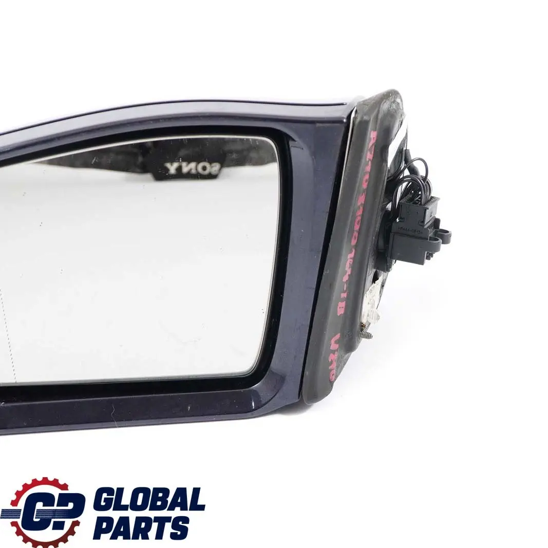 Mercedes-Benz E W210 Left N/S Wing Door Mirror Tanzanite Blue Metallic 359