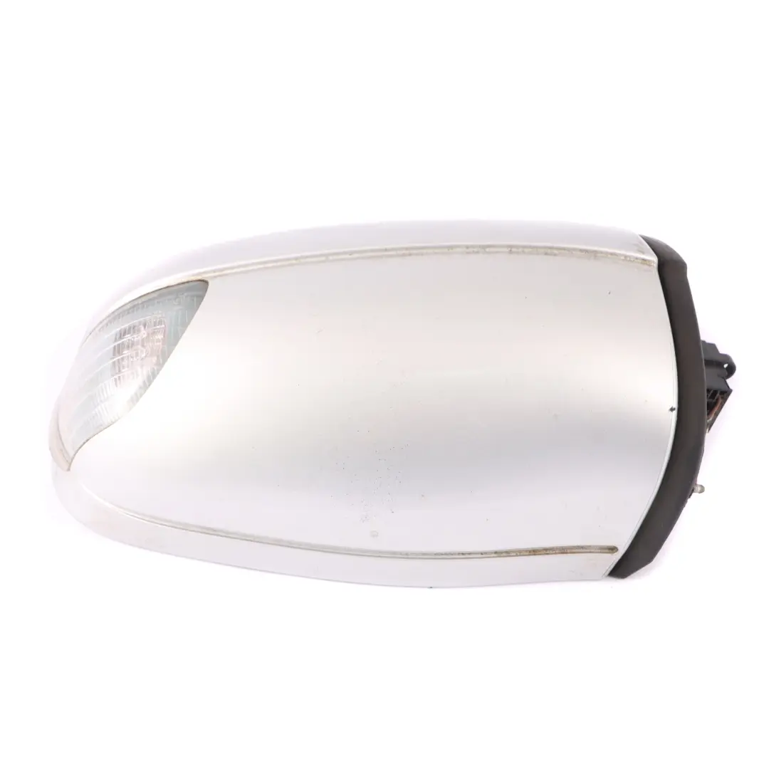 Mercedes W210 Wing Mirror Door Left N/S Outside Brilliant Silver - 9744