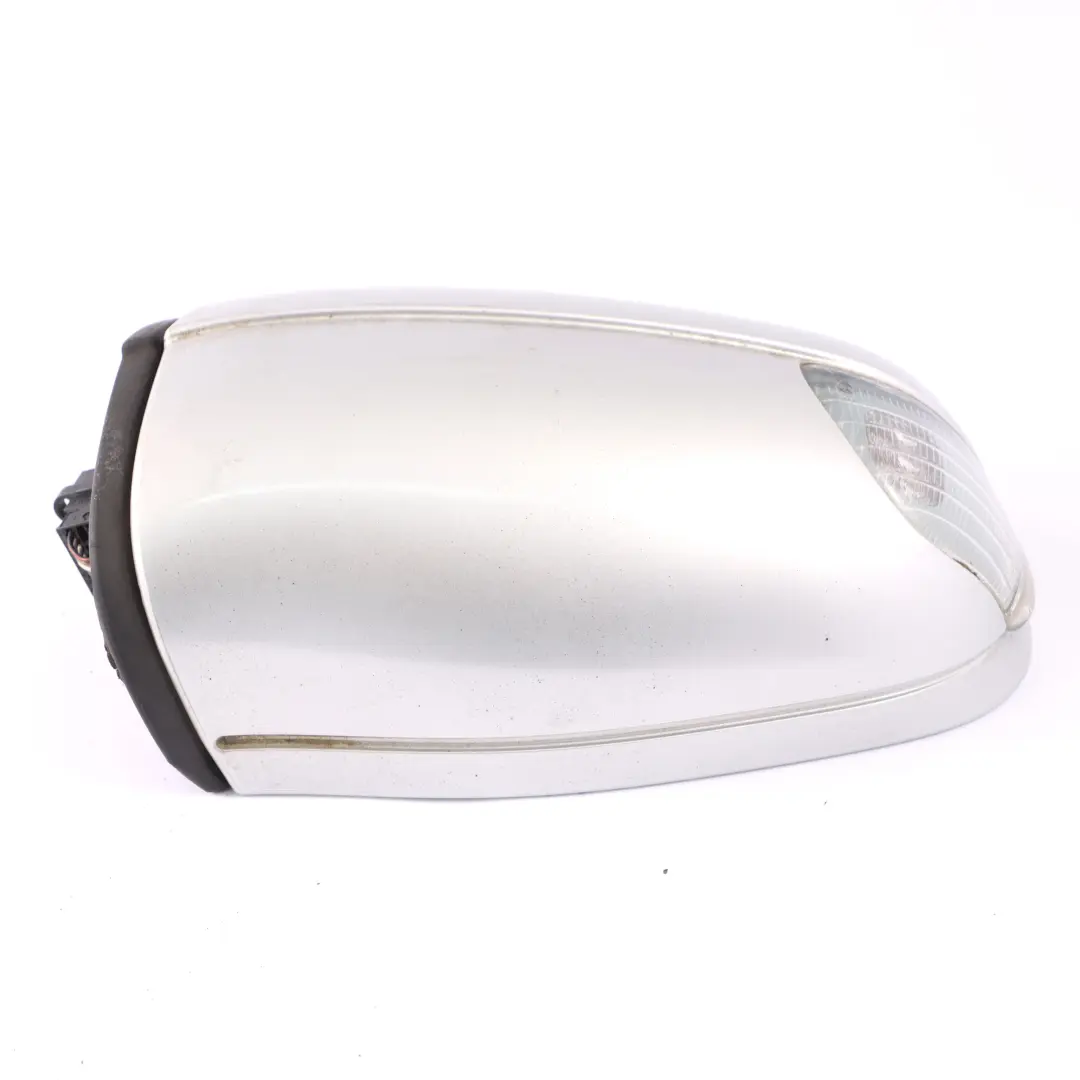 Mercedes W210 Wing Mirror Door Right O/S Outside Brilliant Silver - 9744