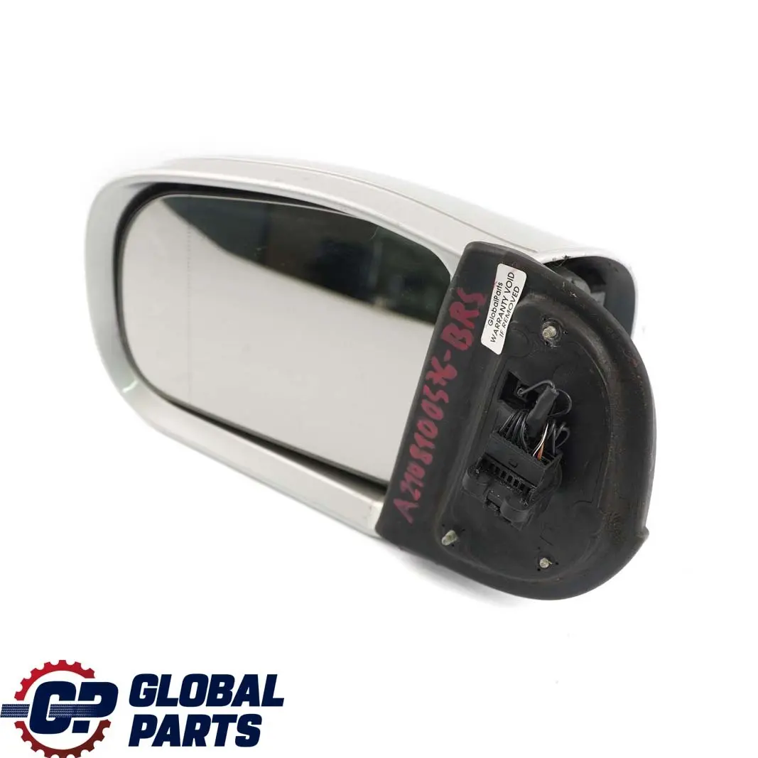 Mercedes-Benz E W210 Left N/S Wing Door Mirror Folding Brillantsilber Silver