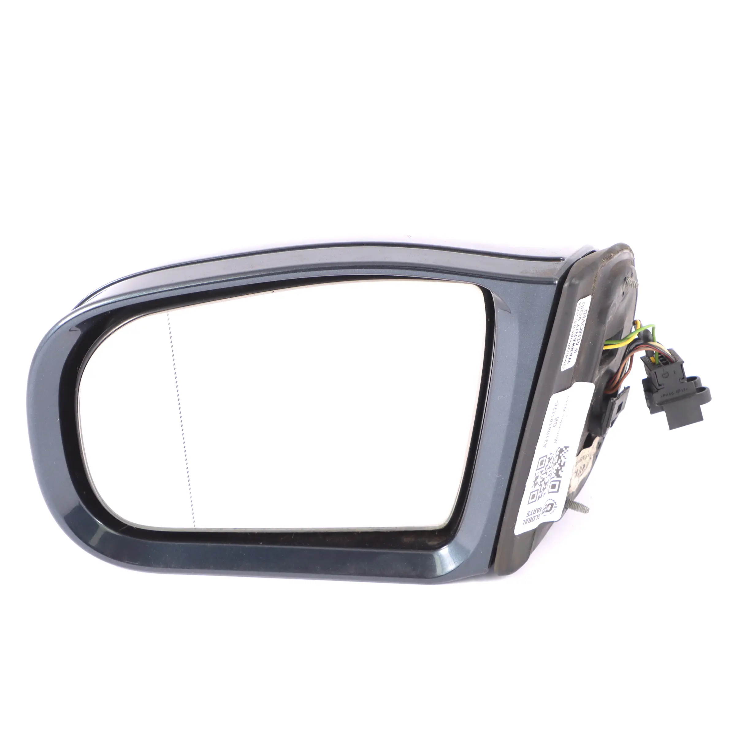 Mercedes W210 Wing Mirror Door Left N/S Outside Green Black - 189