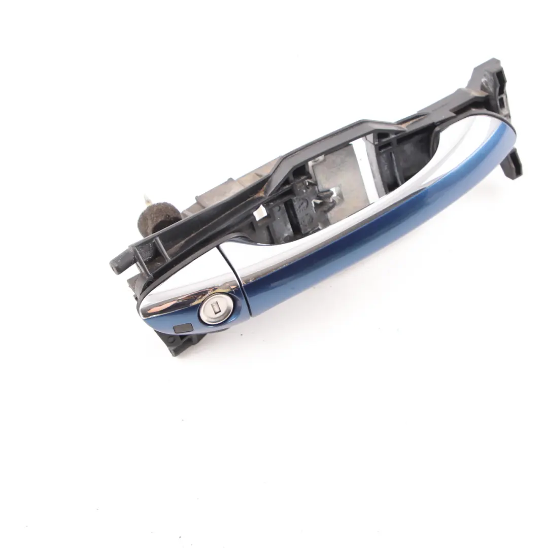 Door Handle Mercedes W203 W211 Grab Front Right O/S Jaspis Blue Metallic - 345