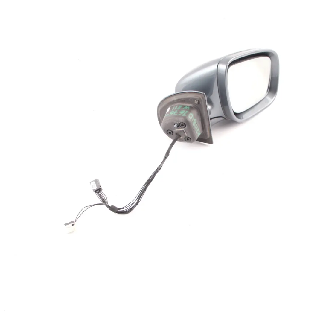 Mercedes W211 Wing Mirror Power Fold Door Right O/S Outside Flint Grey - 368