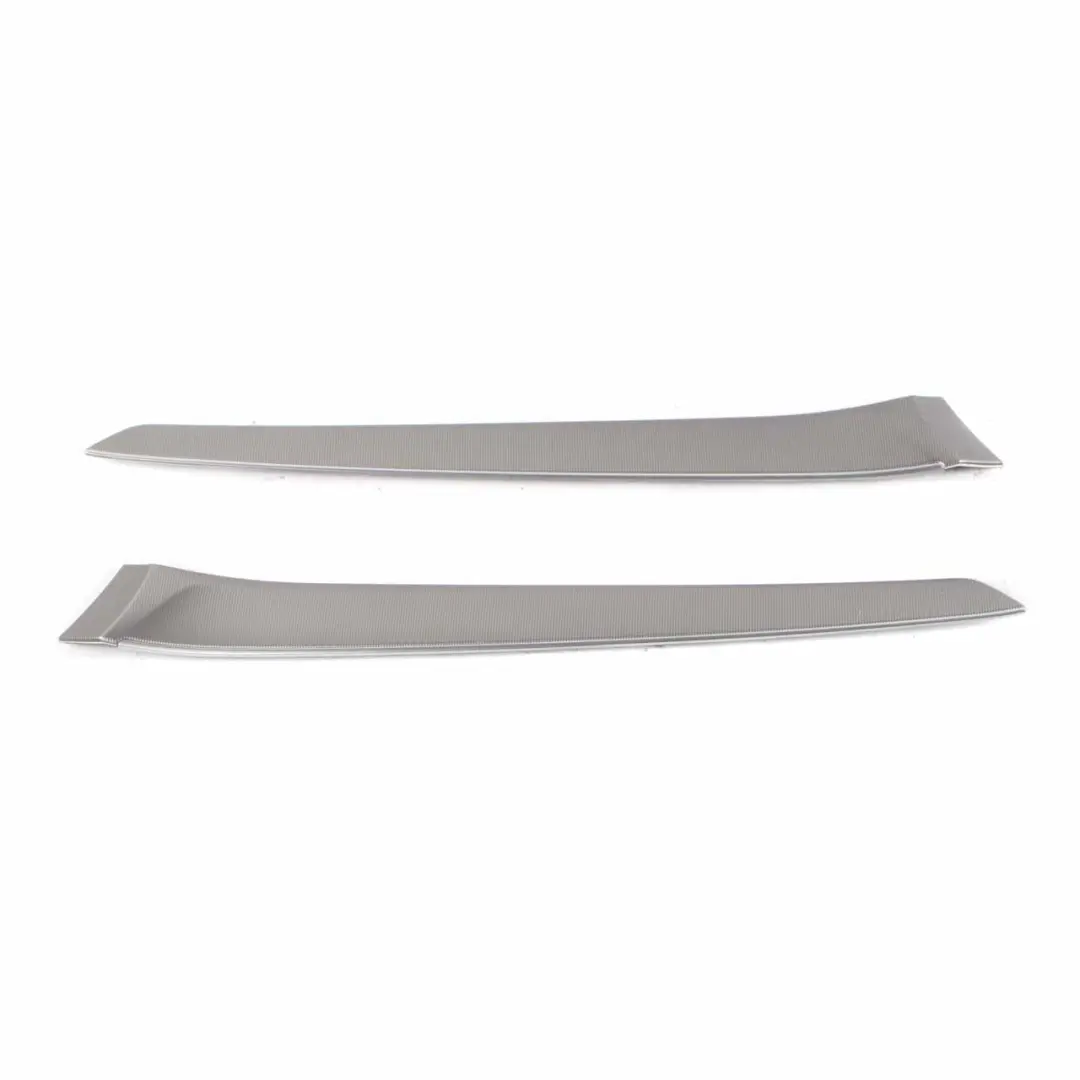 Mercedes W212 Dashboard Strip Centre Trims Dash Cover Panel Set Dark Aluminium