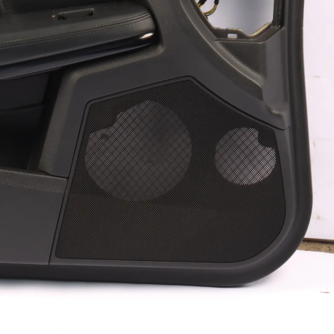 Mercedes W212 Door Card Cover Front Left N/S Trim Panel Black Leather