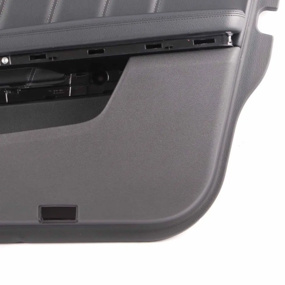 Mercedes W212 Door Card Front Right O/S Door Trim Panel Black Leather