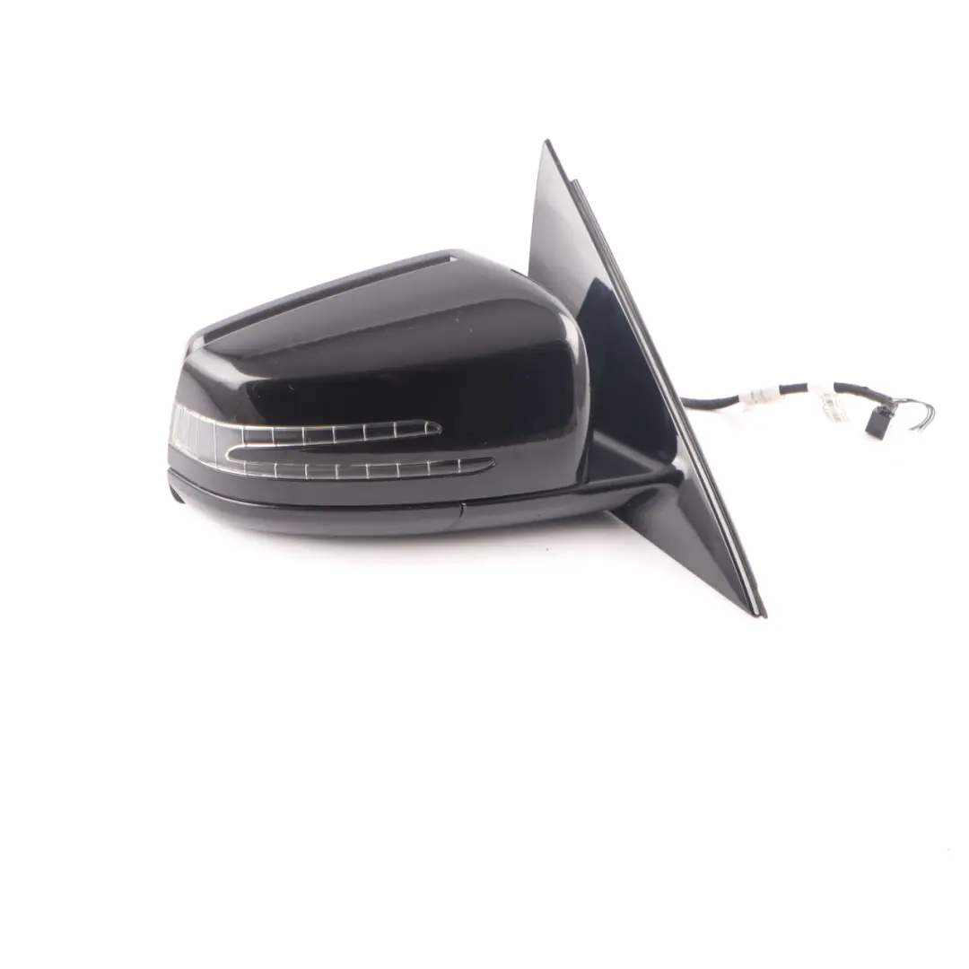 Mercedes W212 Wing Mirror Door Right O/S Obsidian Black Metallic 197