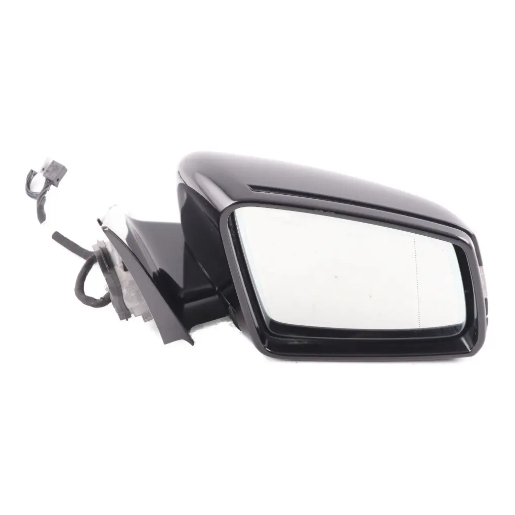 Mercedes W212 Wing Mirror Door Auto Dip Right O/S Obsidian Black 197 A2128101876