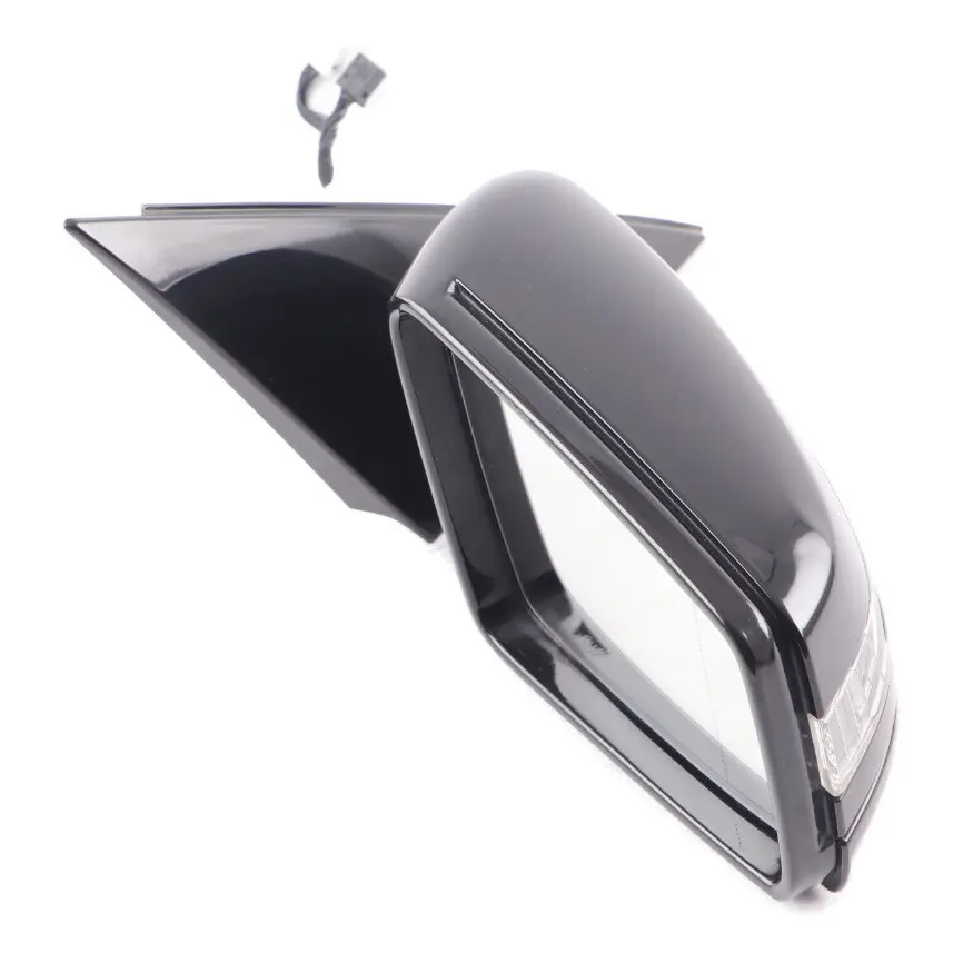 Mercedes W212 Wing Mirror Door Auto Dip Right O/S Obsidian Black 197 A2128101876