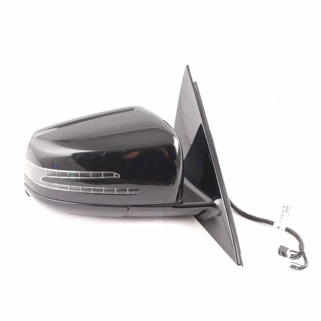 Mercedes W212 Wing Mirror Door Auto Dip Right O/S Obsidian Black 197 A2128101876