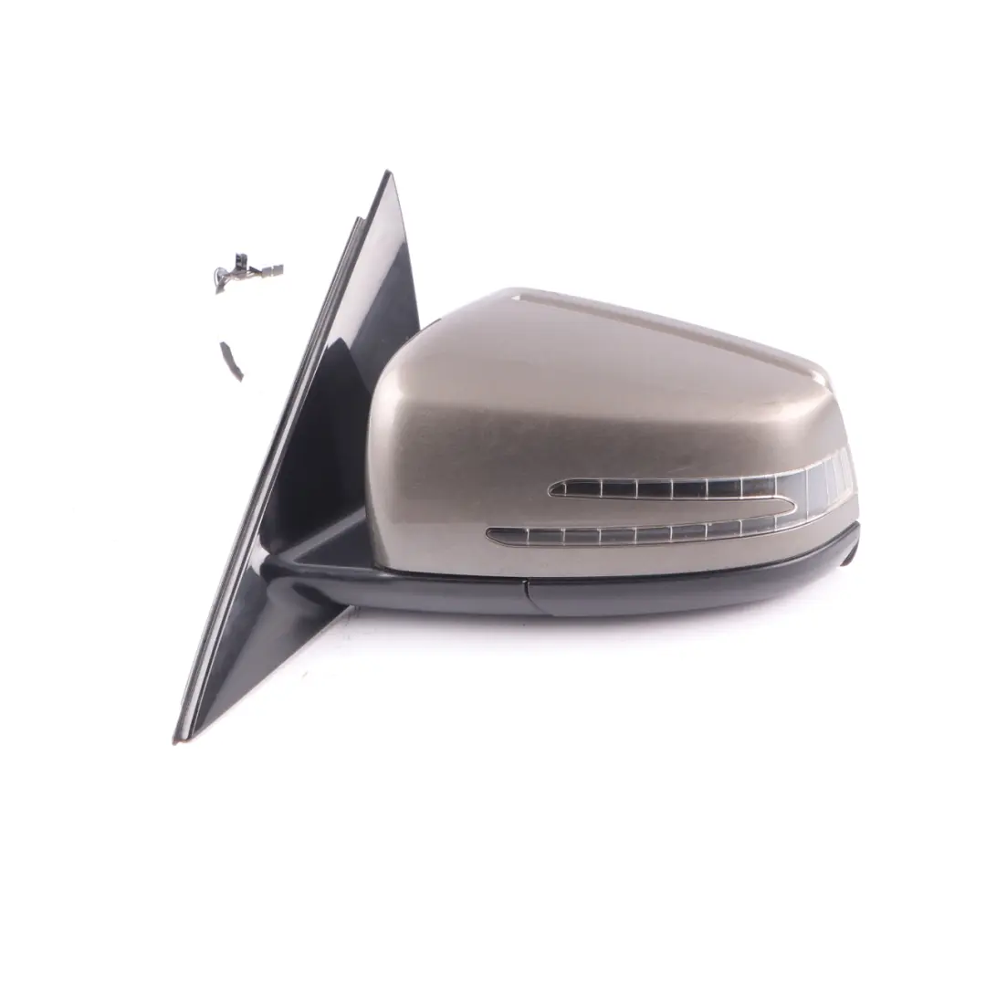 Mercedes W212 Wing Mirror Auto Dip Door Left N/S Outside Indium Grey - 963