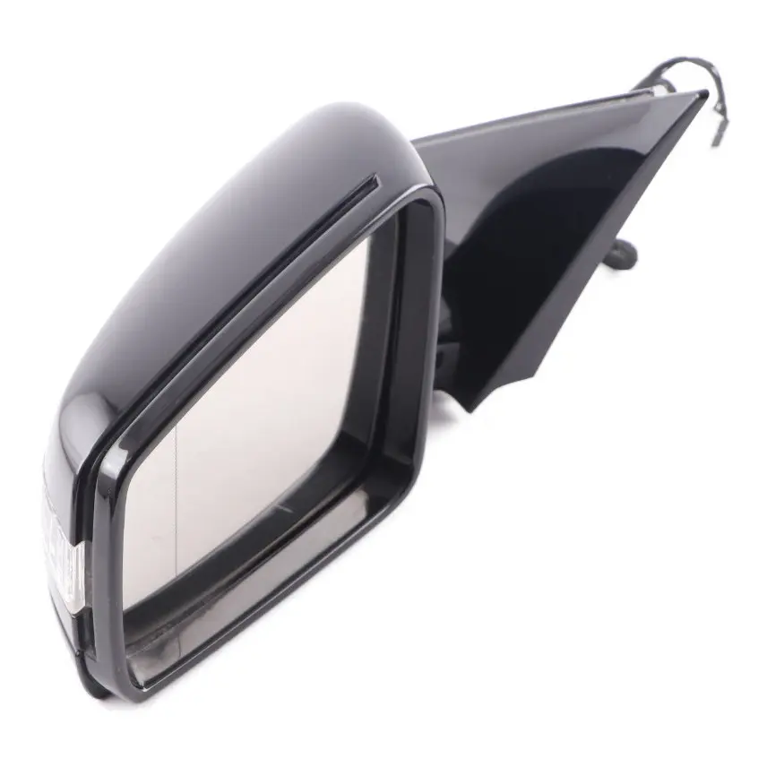 Mercedes W212 Wing Mirror Door Auto Dip Left N/S Obsidian Black 197 A2128102176