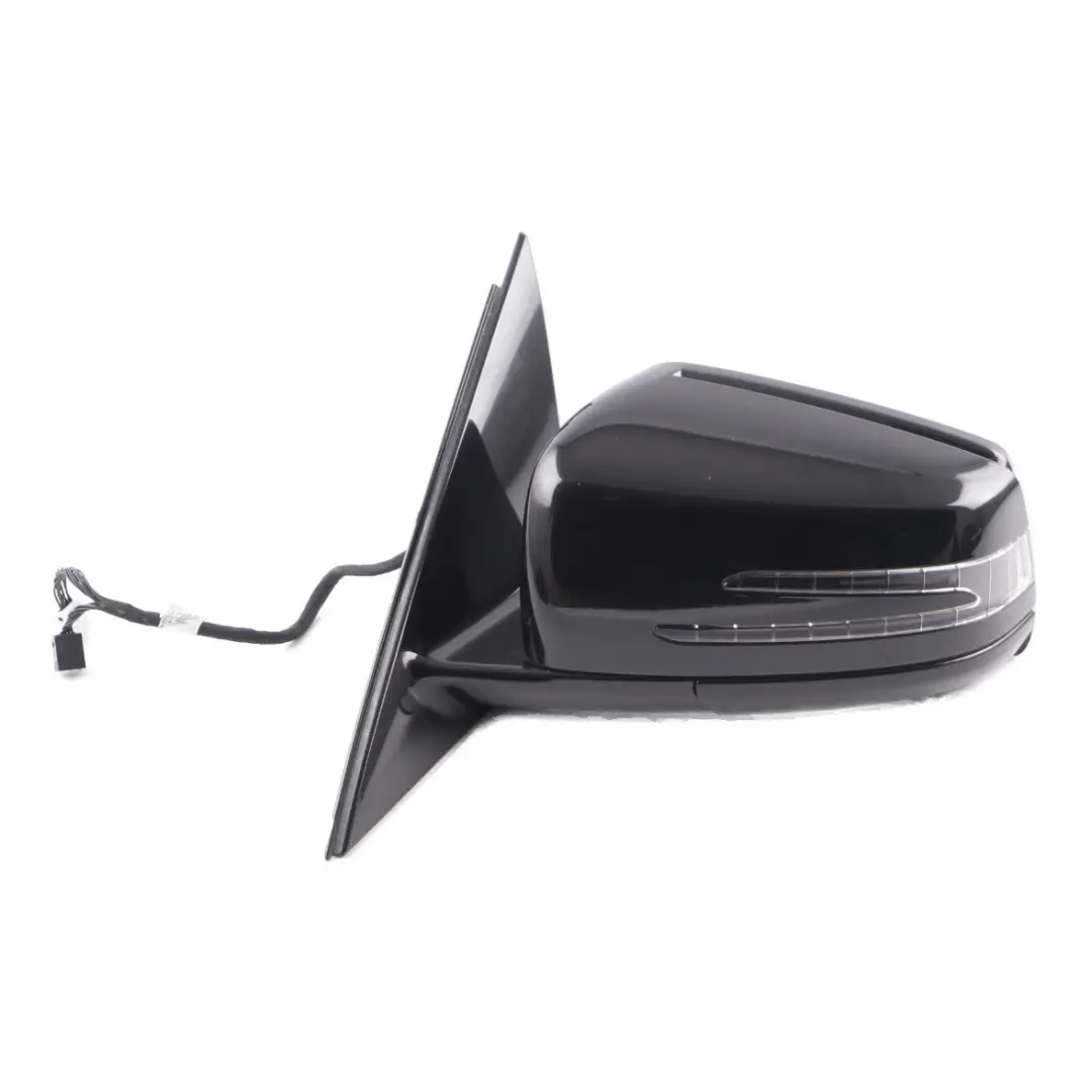 Mercedes W212 Wing Mirror Door Auto Dip Left N/S Obsidian Black 197 A2128102176