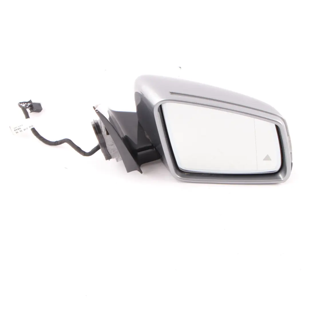 Wing Mirror Mercedes W212 Blind Spot Auto Dip Door Right O/S Palladium Silver