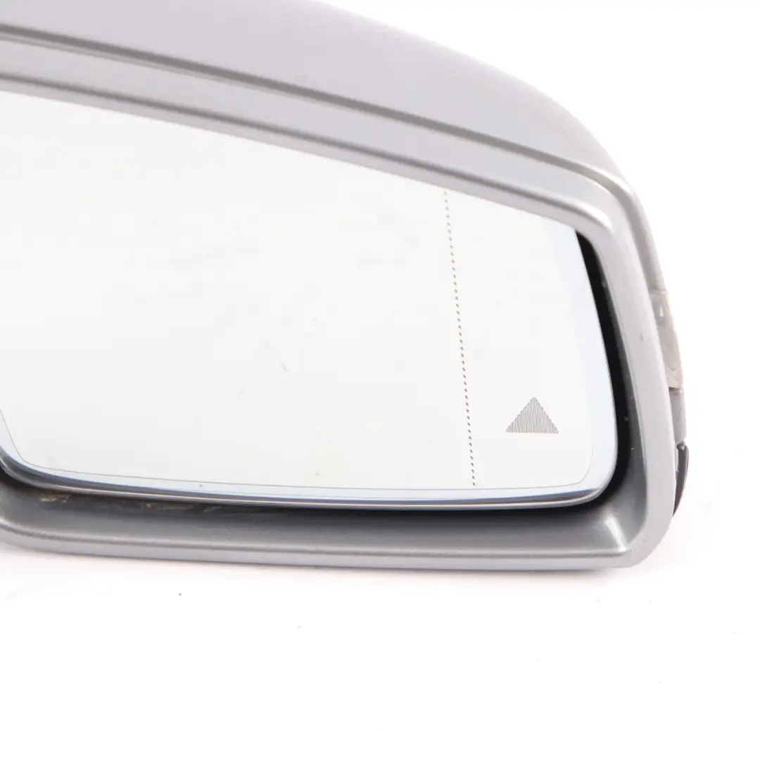 Wing Mirror Mercedes W212 Blind Spot Auto Dip Door Right O/S Palladium Silver