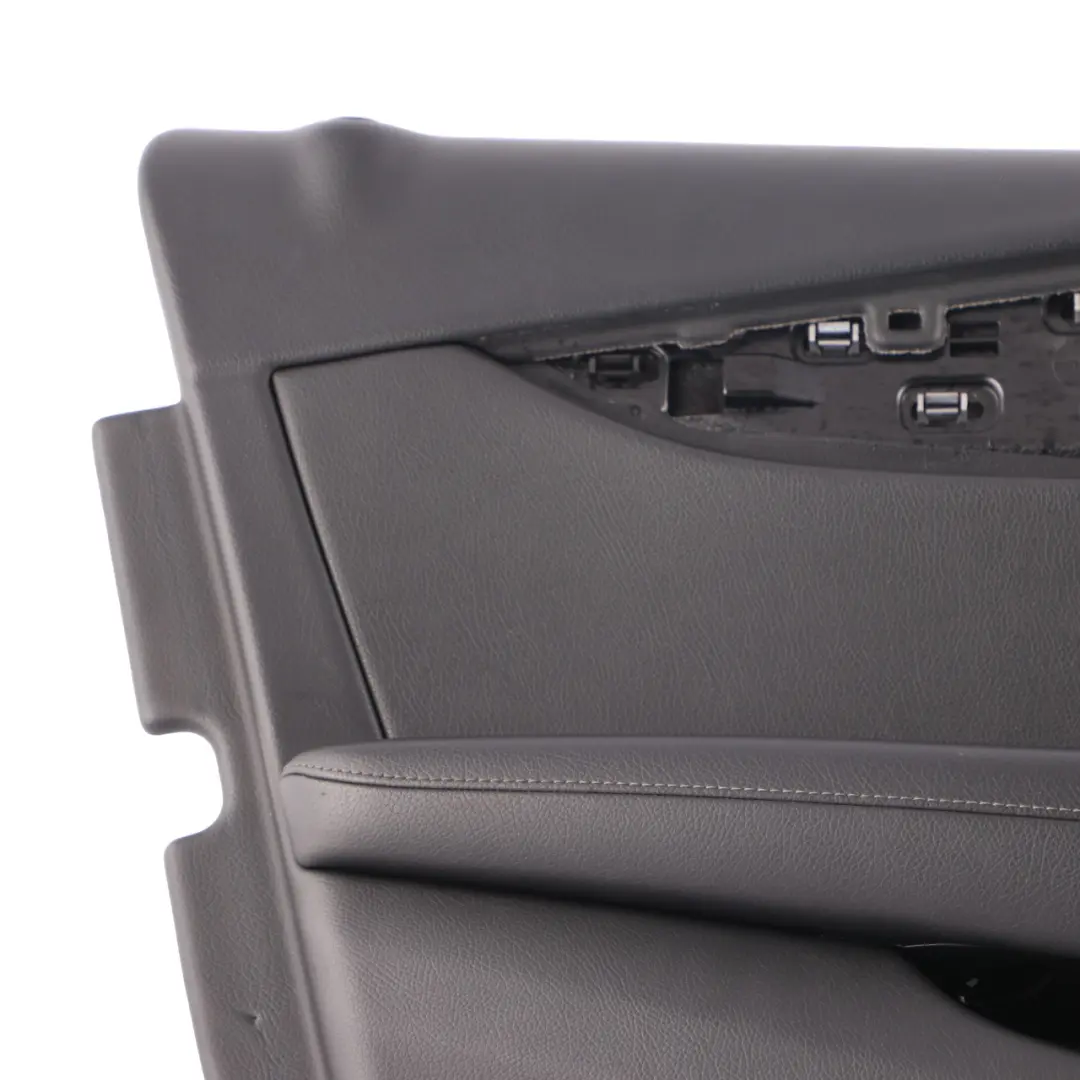 Mercedes W213 Door Card Cover Front Left N/S Trim Panel Black Leather