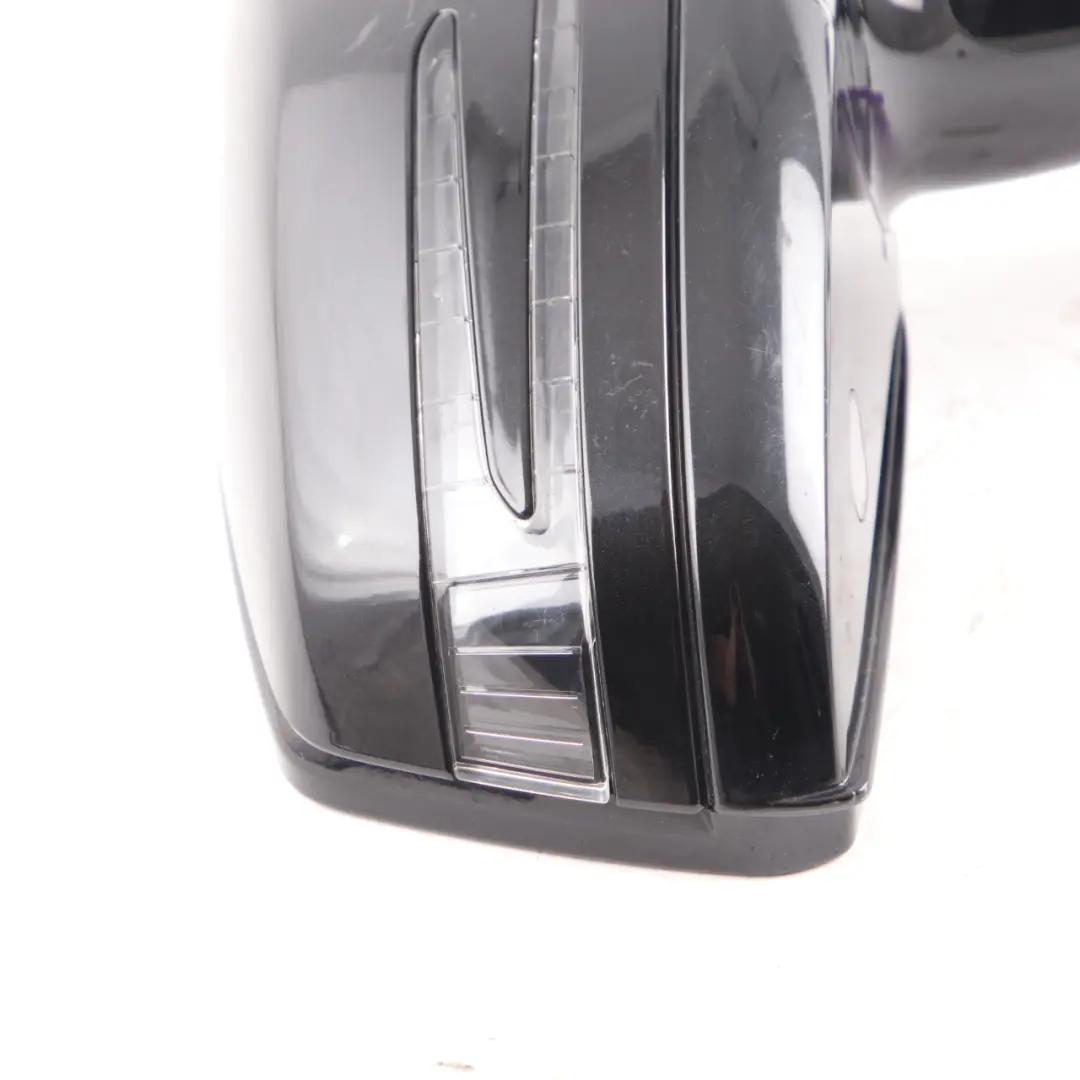 Mercedes CLS W218 Wing Mirror Door Right O/S Power Fold Obsidian Black - 197