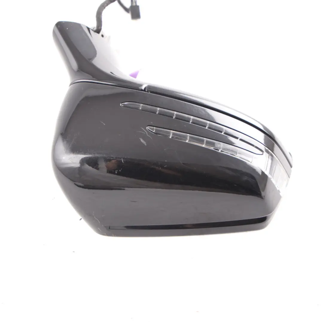 Mercedes CLS W218 Wing Mirror Door Right O/S Power Fold Obsidian Black - 197