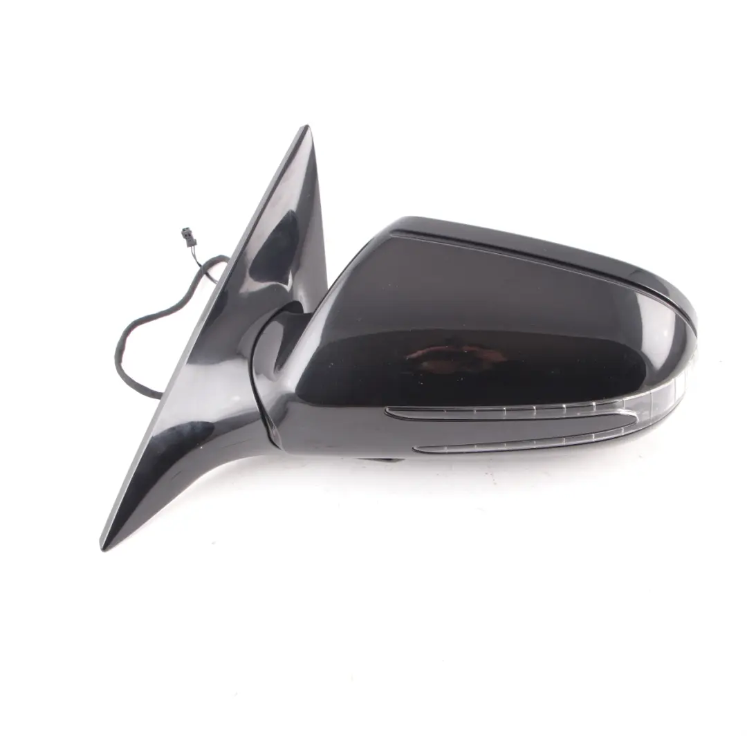 Mercedes CLS W219 Wing Mirror Outside Left N/S Door Obsidian Black - 197