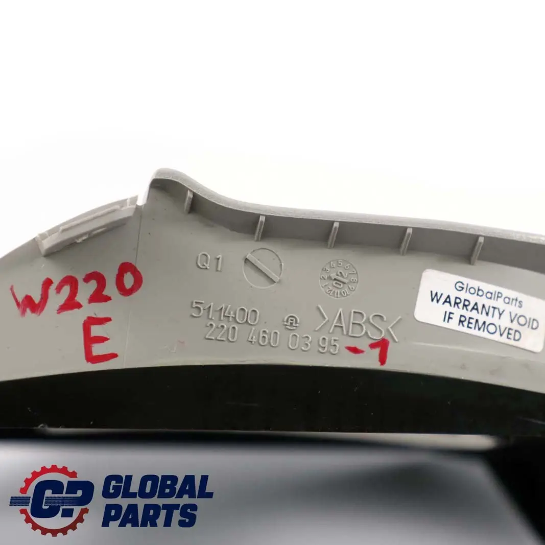 Mercedes-Benz S W220 1 Cover Trim Steering Column Jacket Tube Grey A2204600395
