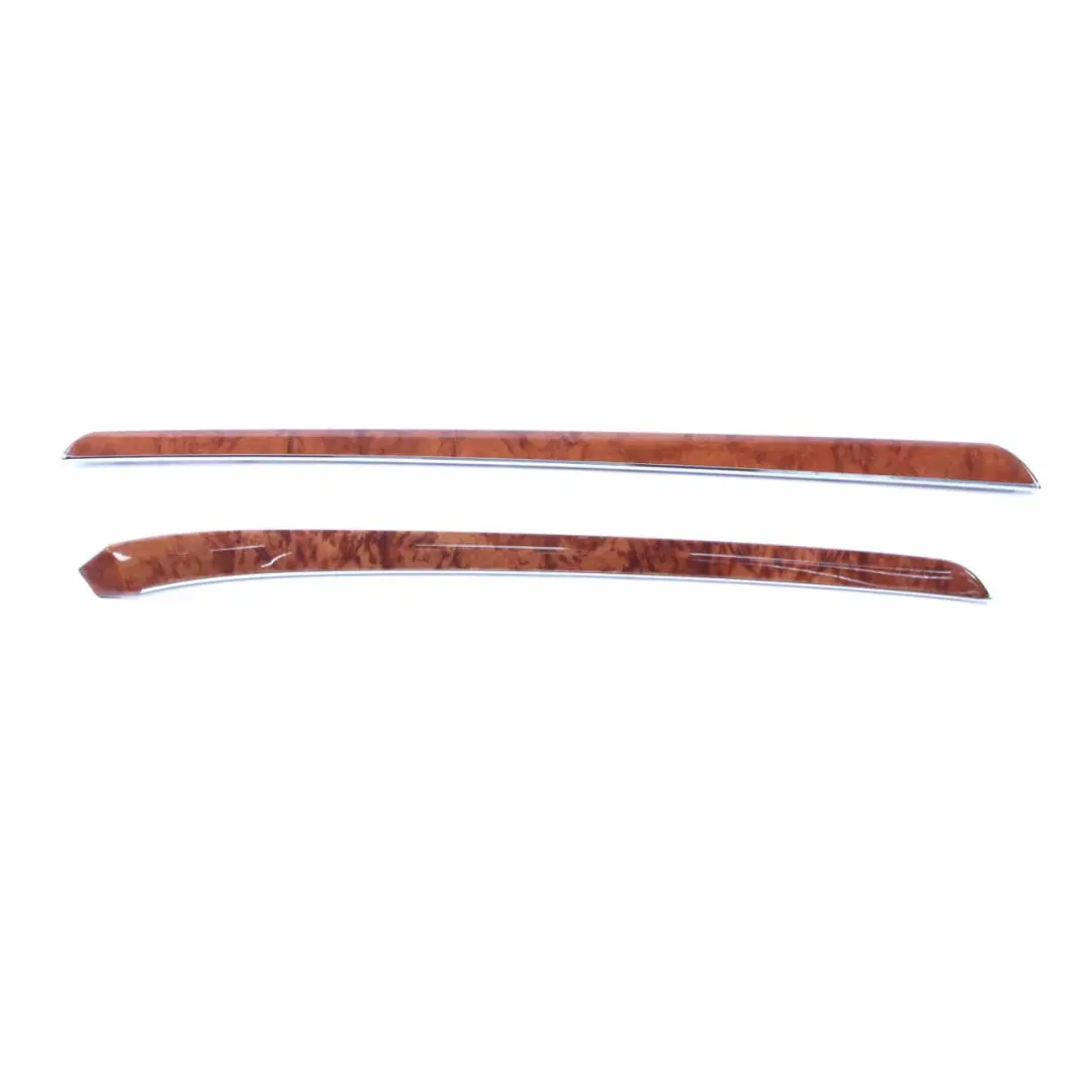 Trim Strip Set Mercedes W221 Interior Wood Dashboard Console Door Trim Strip Set