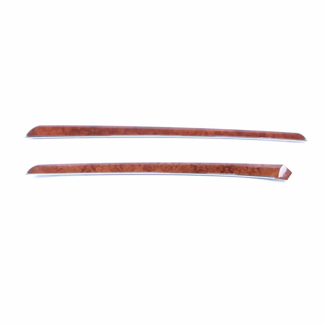 Trim Strip Set Mercedes W221 Interior Wood Dashboard Console Door Trim Strip Set