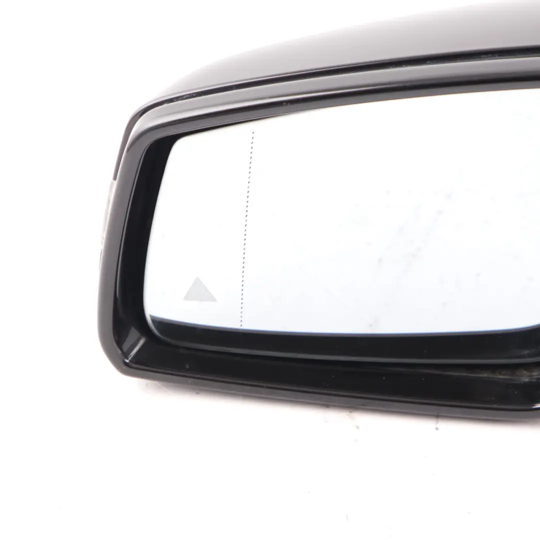 Mercedes-Benz S W221 Auto Dip Left Wing Door Mirror Blind Spot Obsidian Black