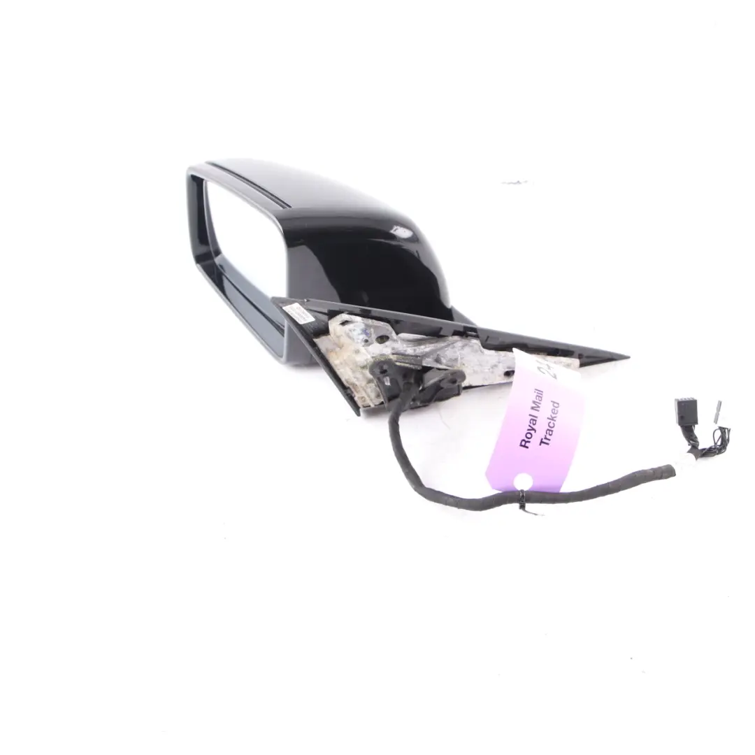 Mercedes-Benz S W221 Auto Dip Left Wing Door Mirror Blind Spot Obsidian Black