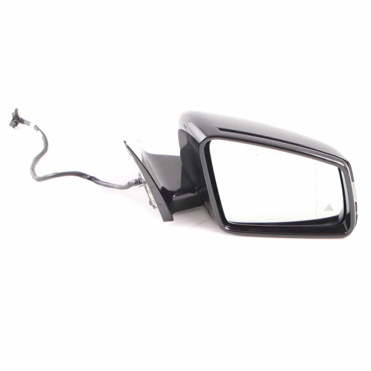 Mercedes W221 Wing Mirror Right O/S Door Blind Spot High Gloss Obsidian Black