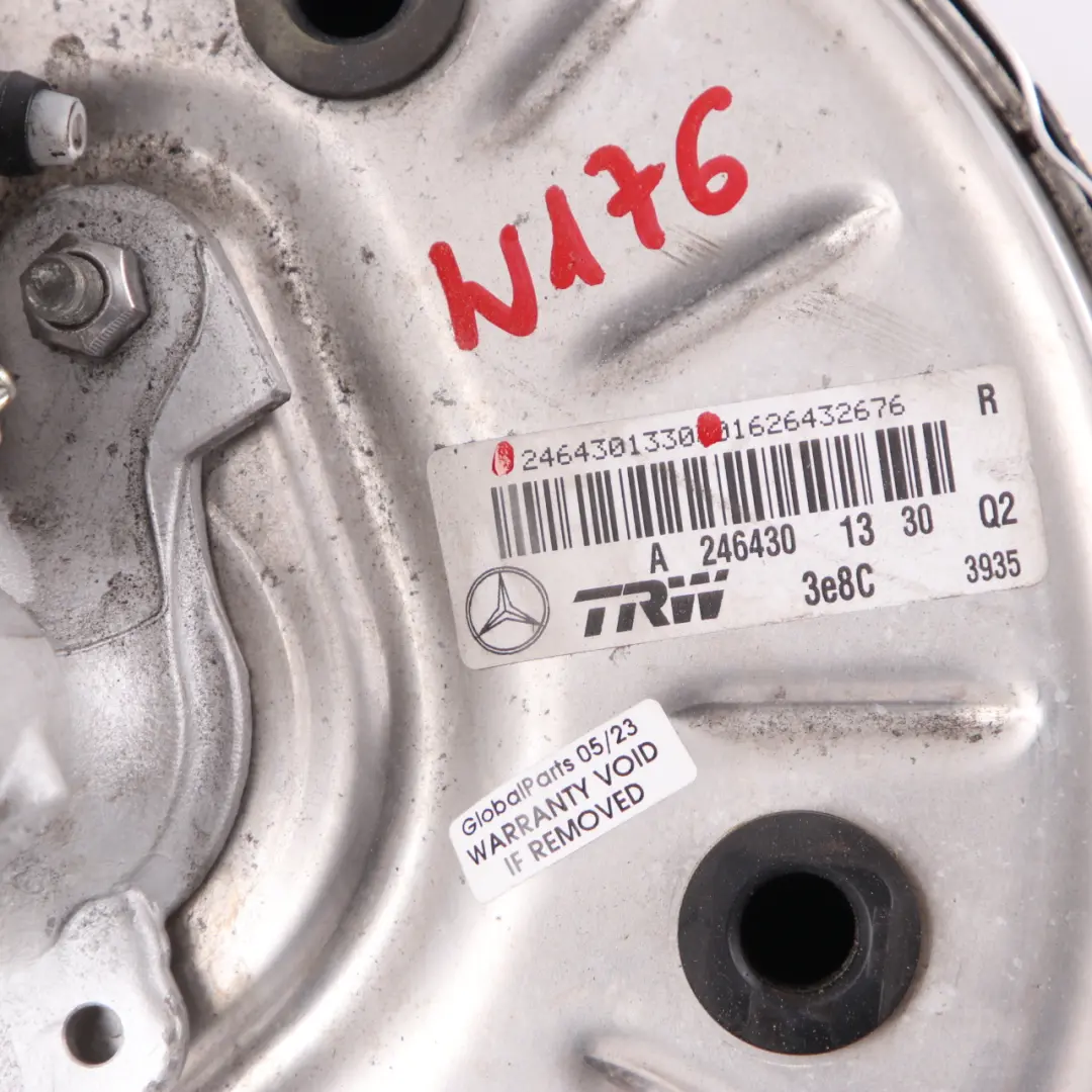 Mercedes W176 W246 Brake Servo Booster Master Cylinder A2464301330
