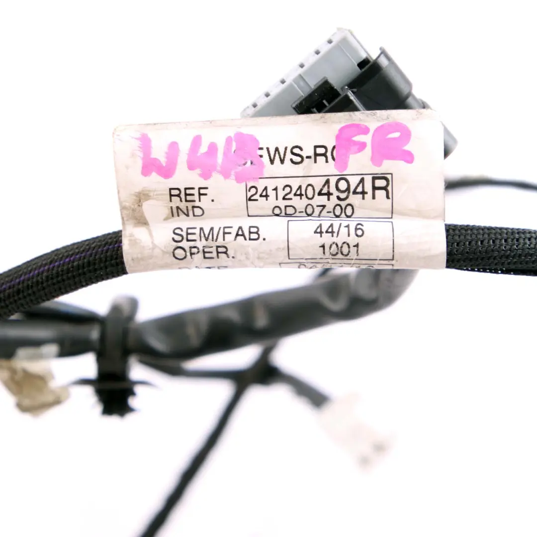 Door Wiring Mercedes W415 Citan Front Right O/S Loom Cable Harness 241240494