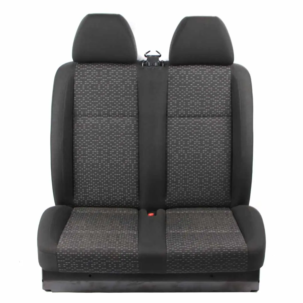 Front Seat Mercedes W447 Double Left N/S V-Class Cloth Fabric Caluma Black