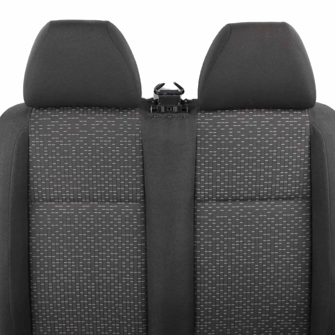 Front Seat Mercedes W447 Double Left N/S V-Class Cloth Fabric Caluma Black