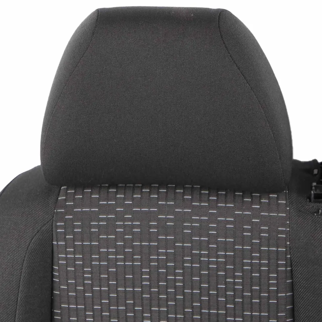Front Seat Mercedes W447 Double Left N/S V-Class Cloth Fabric Caluma Black