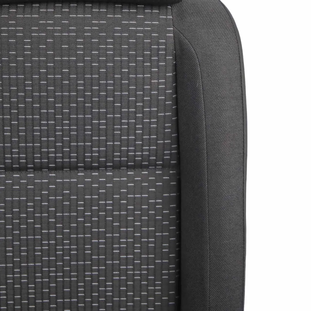 Front Seat Mercedes W447 Double Left N/S V-Class Cloth Fabric Caluma Black