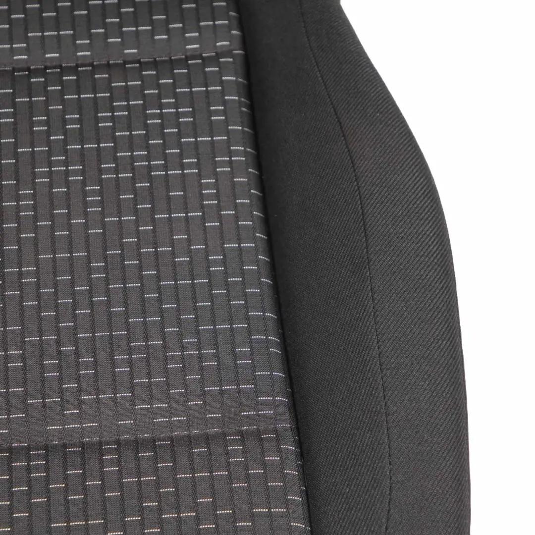 Front Seat Mercedes W447 Double Left N/S V-Class Cloth Fabric Caluma Black